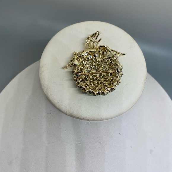 Vintage rhinestone brooch - Picture 2 of 2